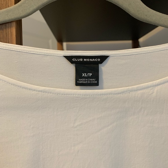 Club Monaco Ruffle Sleeve Top - Picture 4 of 5